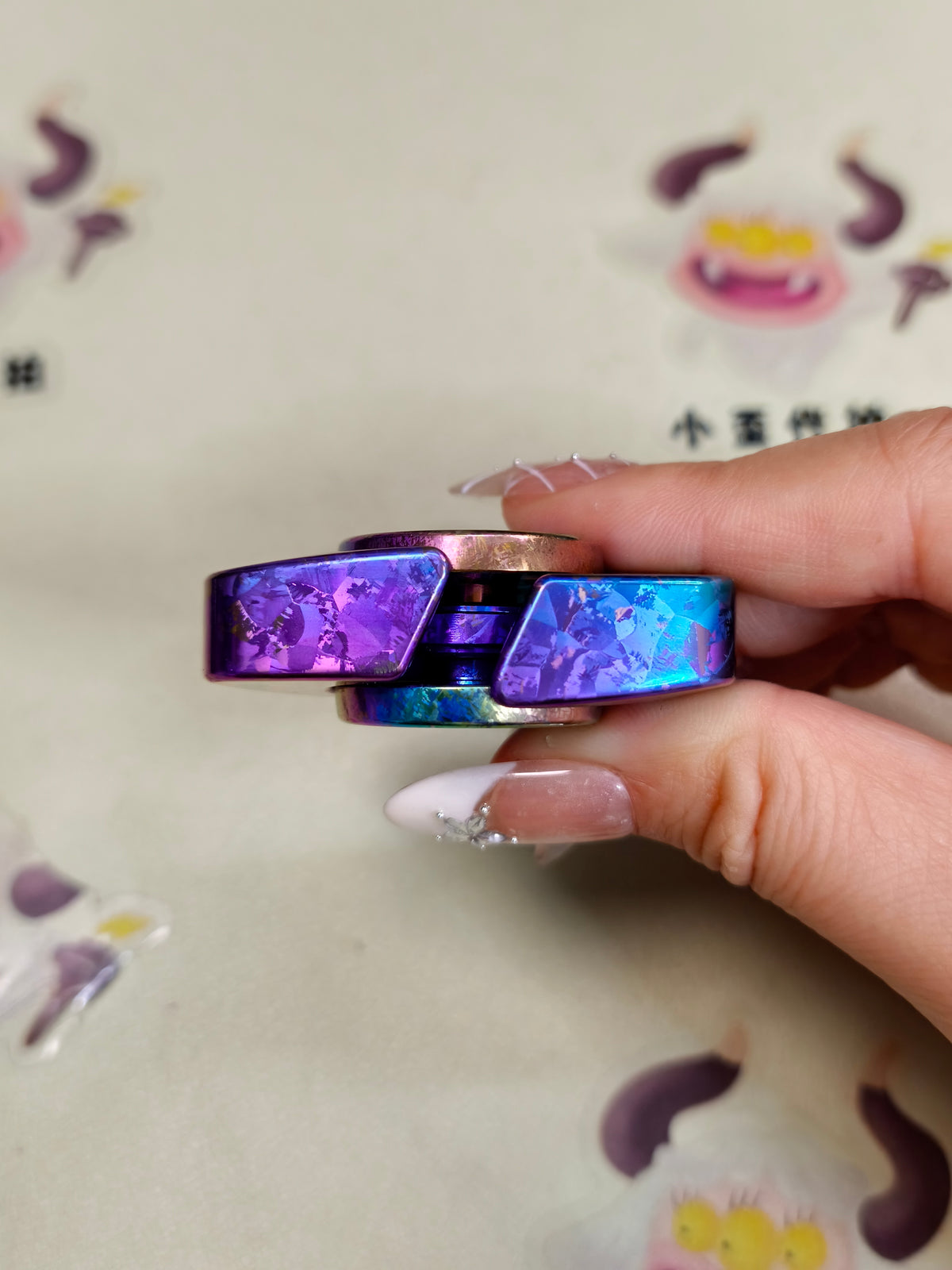 Premium Exquisite Cloud Crystallized Titanium