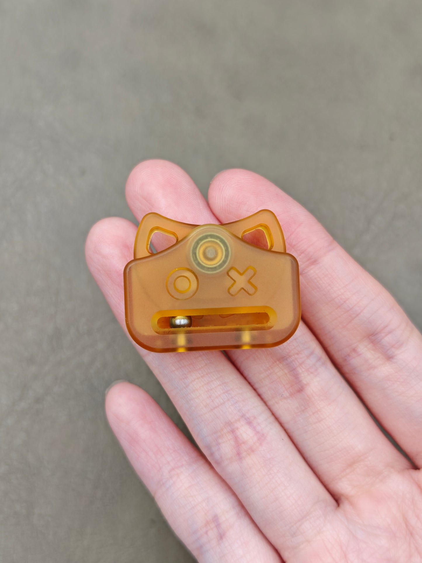 Demon Ji Emoji Pendant PEI Brushed