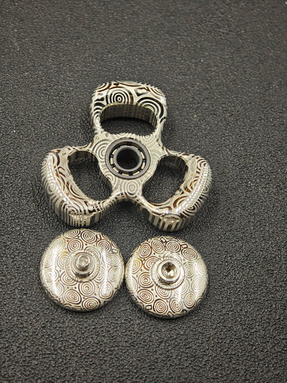 Three-Leaf Horizon Damasteel