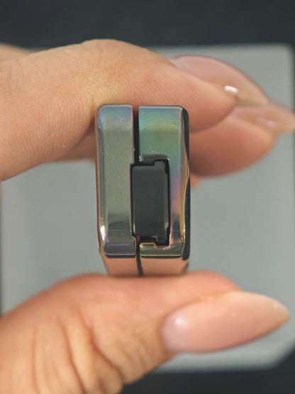 Tita Zirconium Polished Oil Slick