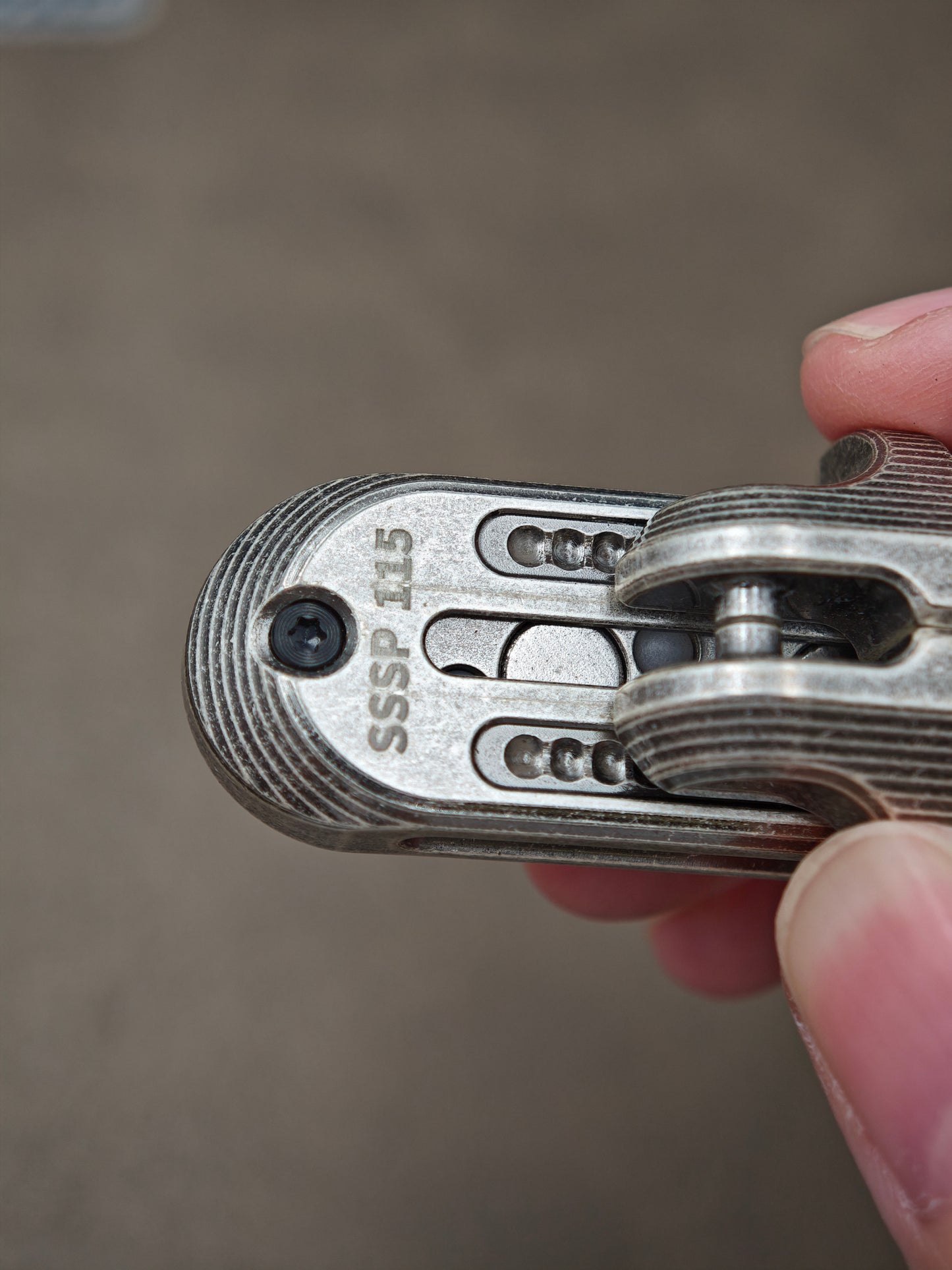 Exoskeleton Magnetic Mechanical Stainless Steel Distressed