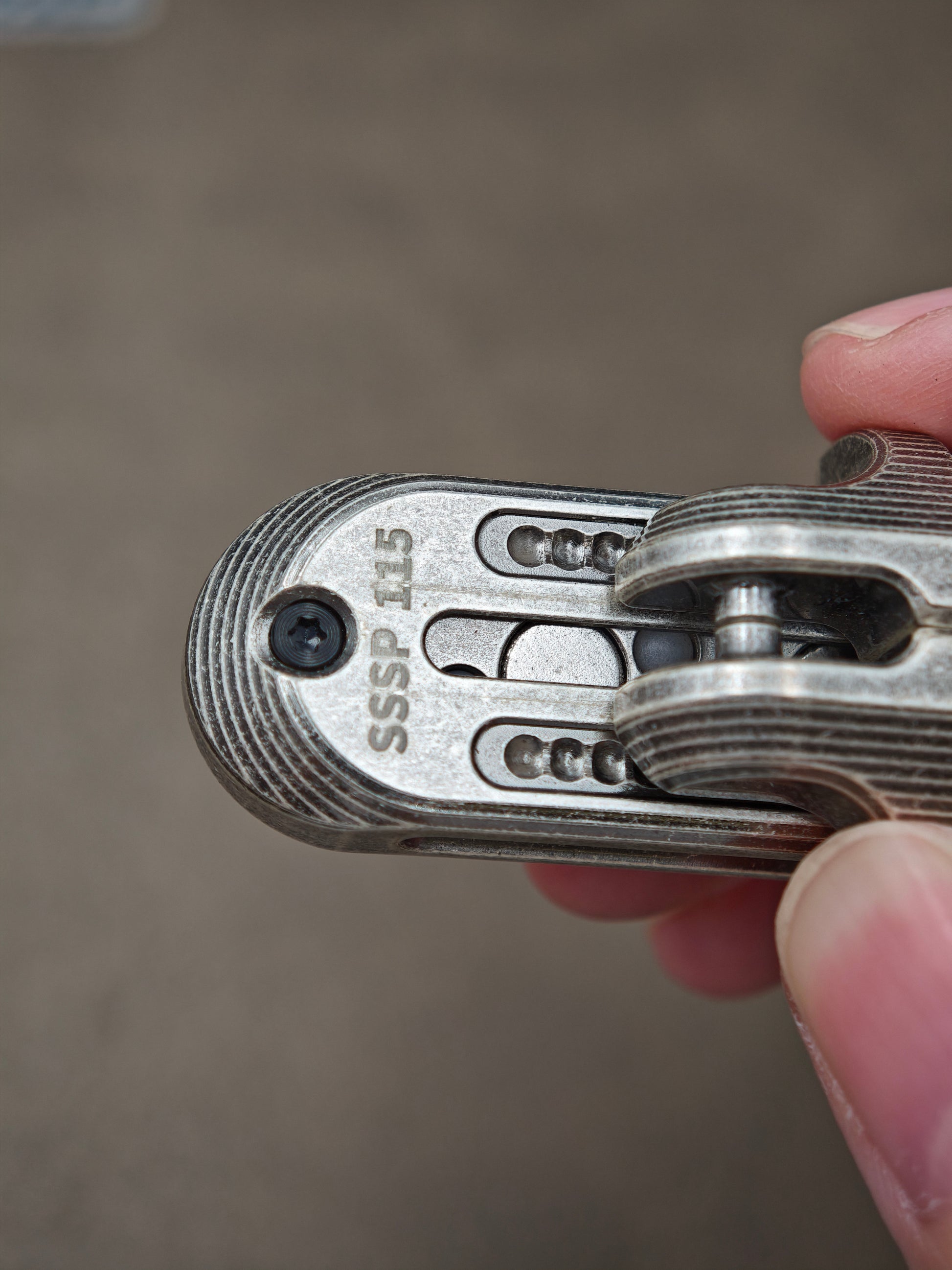 Exoskeleton Magnetic Mechanical Stainless Steel Distressed