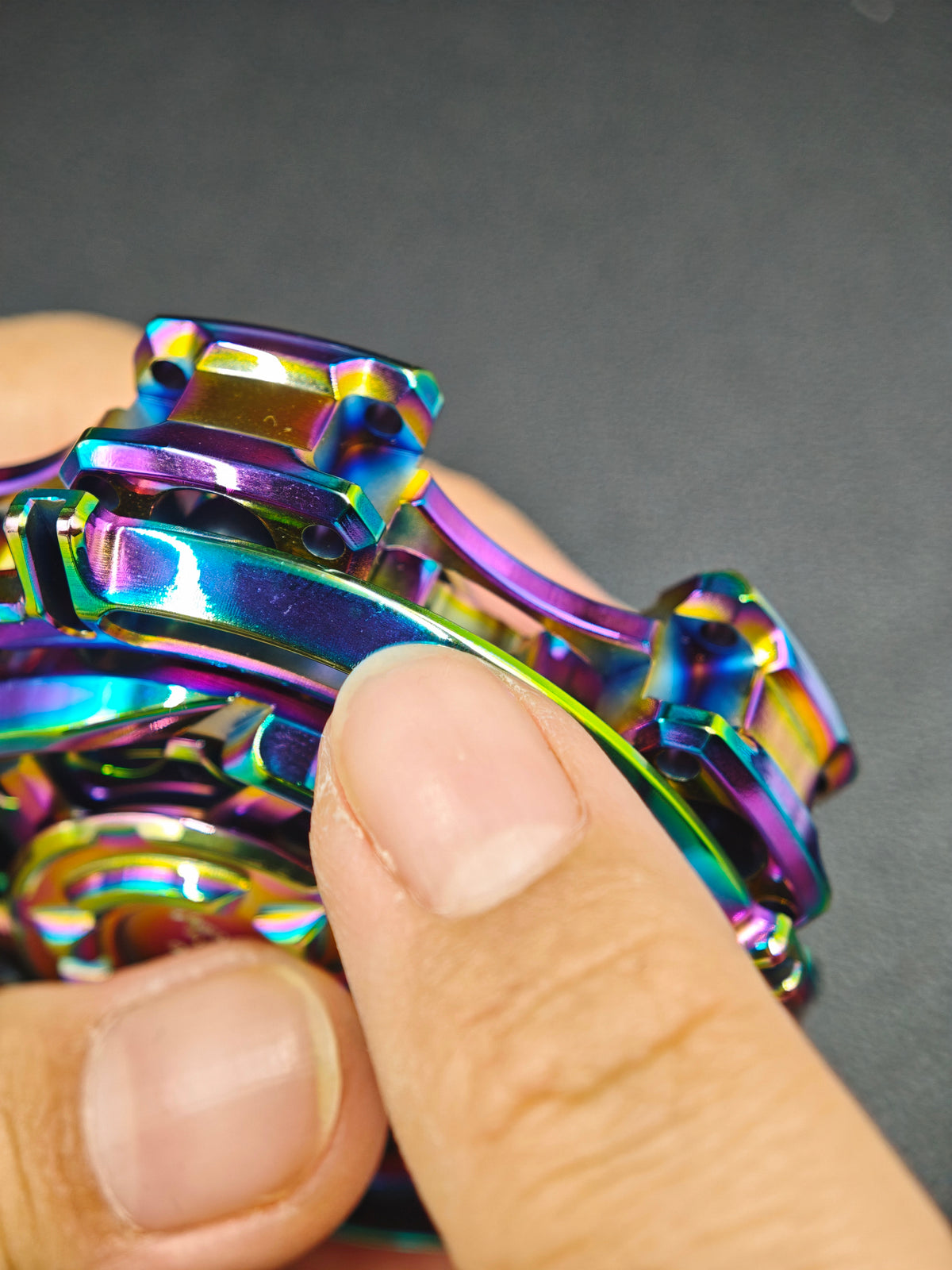 Mystic Ring Stainless Steel Color-Anodized