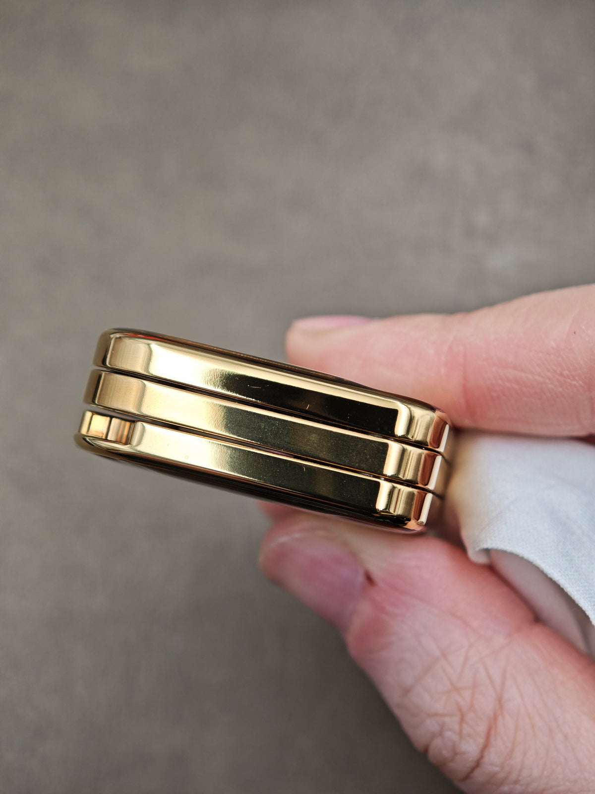 SNAP Zirconium Gold Plated Resin-Sealed