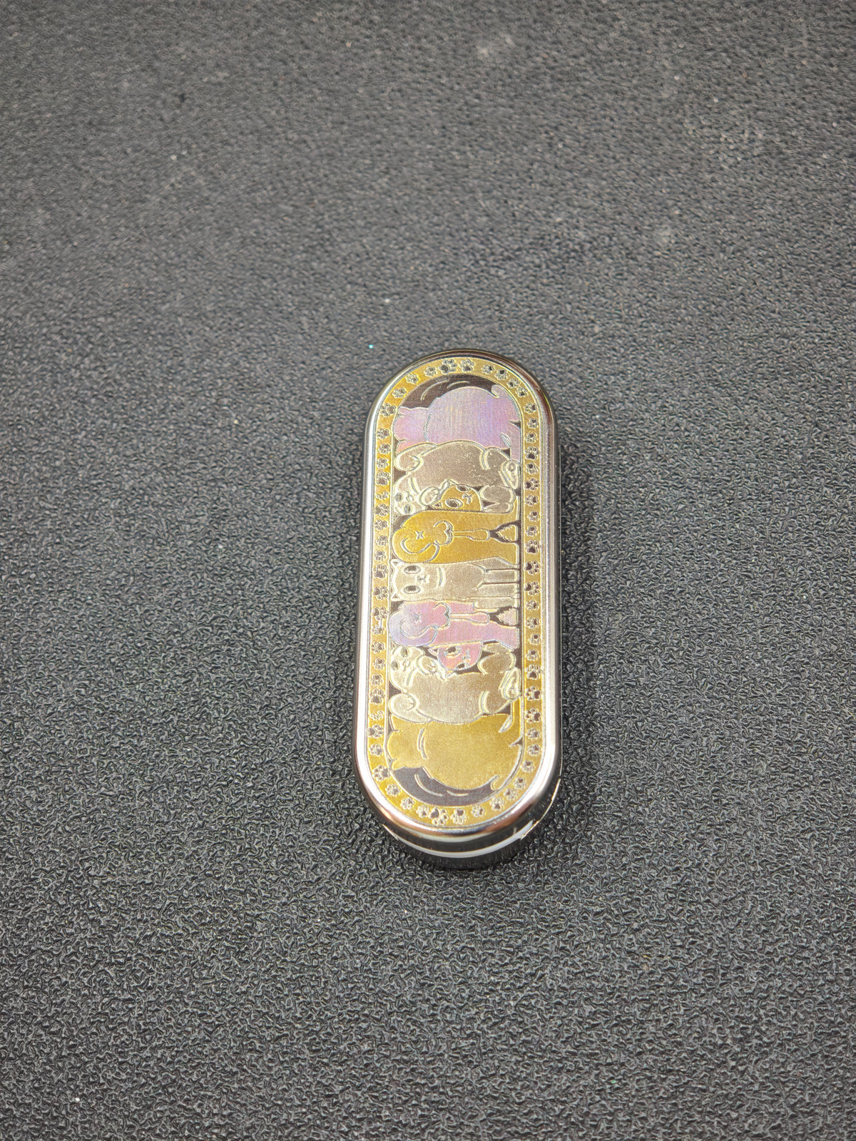 Ming Yin Titanium Engraved