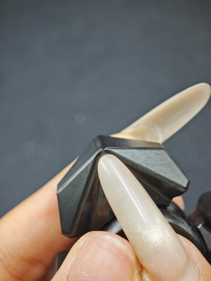 Tri-Leaf Crossbone Zirconium