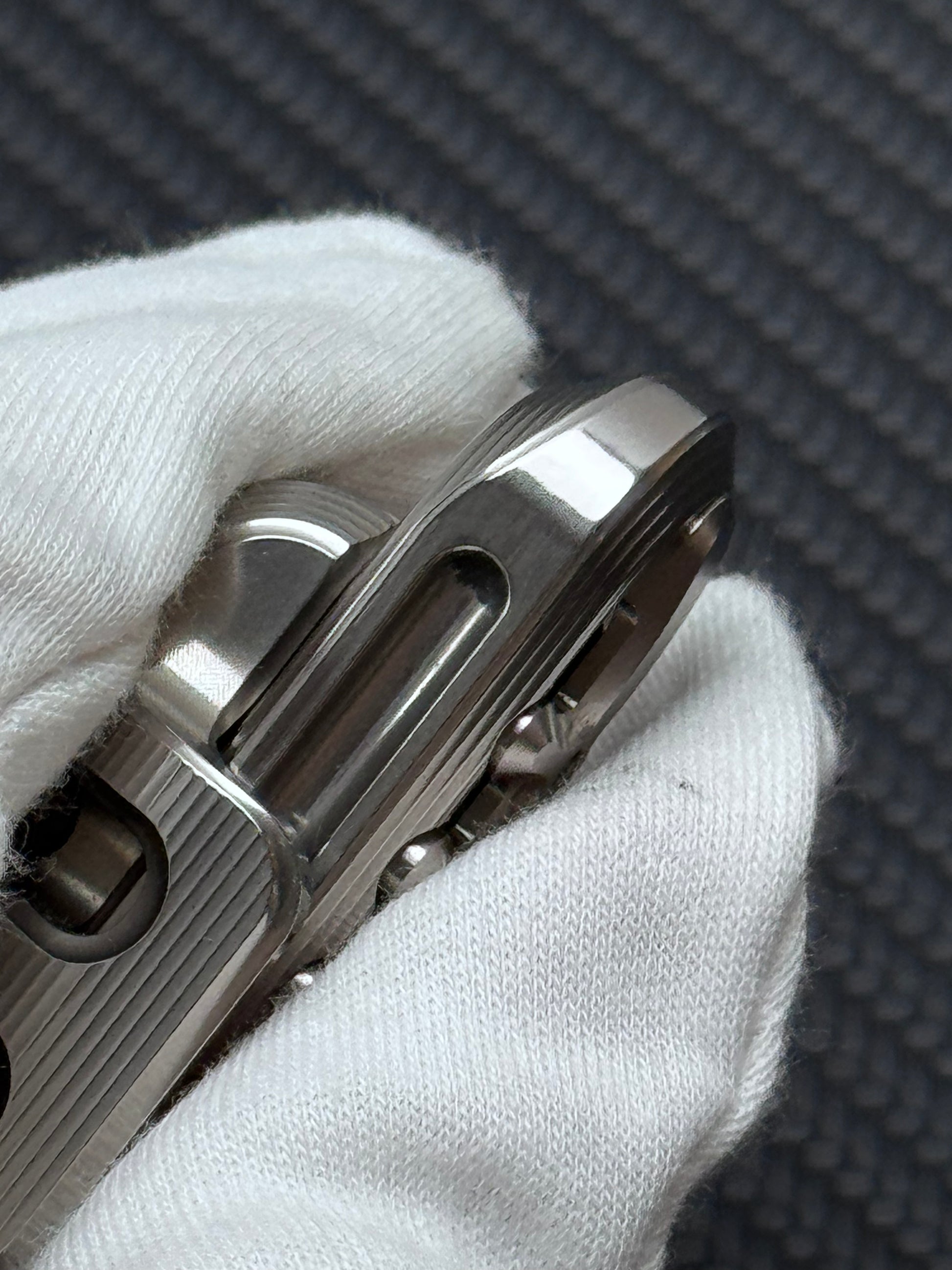 WANWU Exoskeleton Precision Machined Magnetic-Mechanical EDC Fidget Slider Titanium