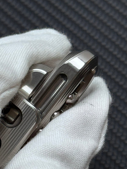 WANWU Exoskeleton Precision Machined Magnetic-Mechanical EDC Fidget Slider Titanium
