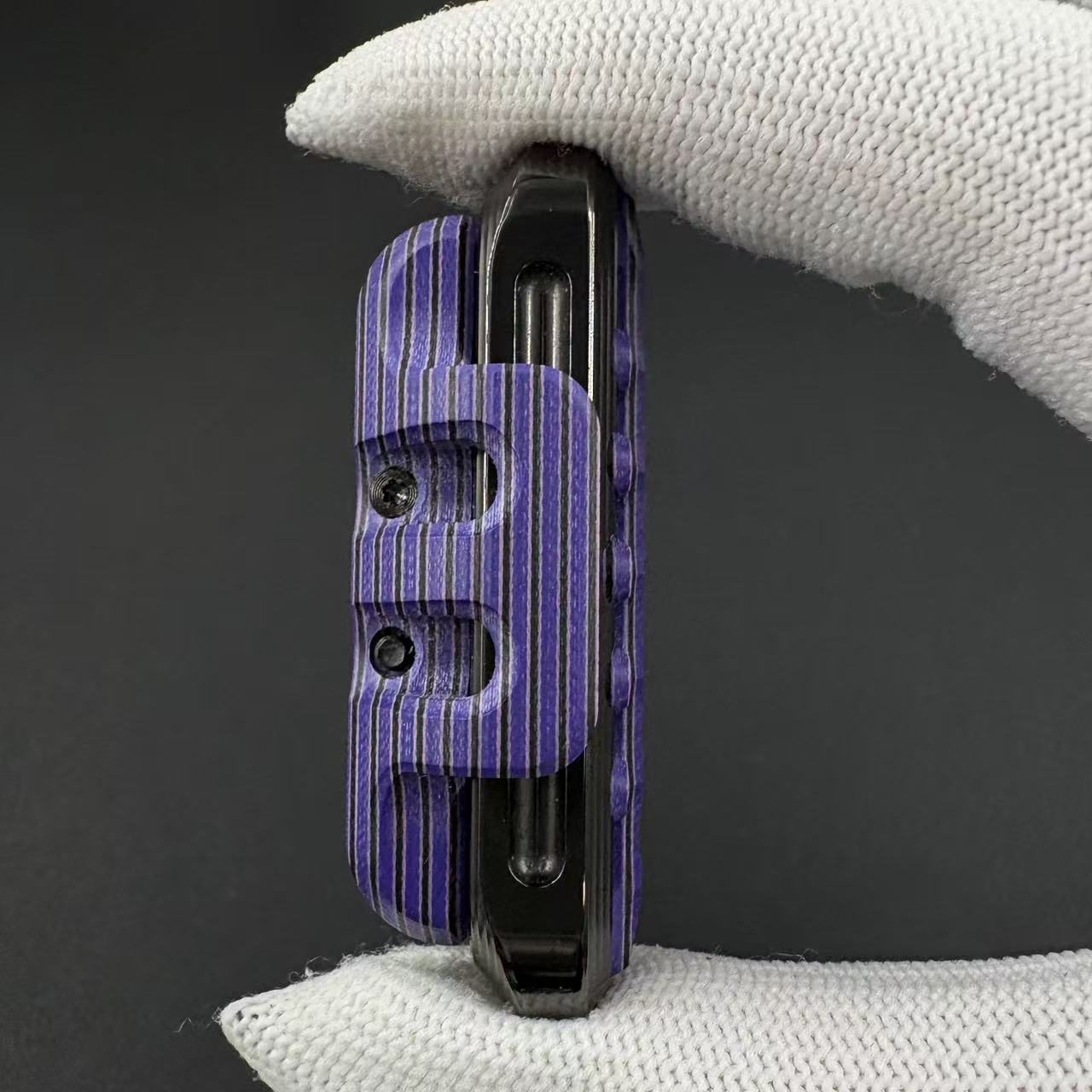 EXOSKELETON G10 Pink Purple Black Bone Core Stainless Steel