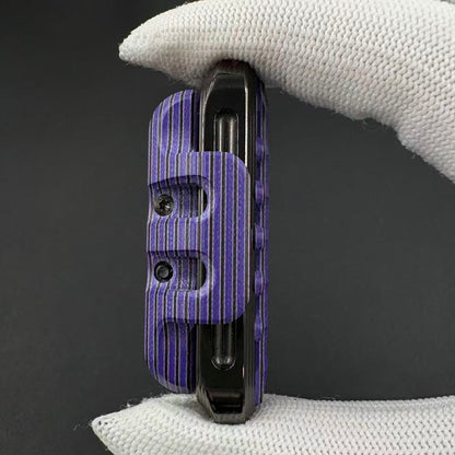 EXOSKELETON G10 Pink Purple Black Bone Core Stainless Steel