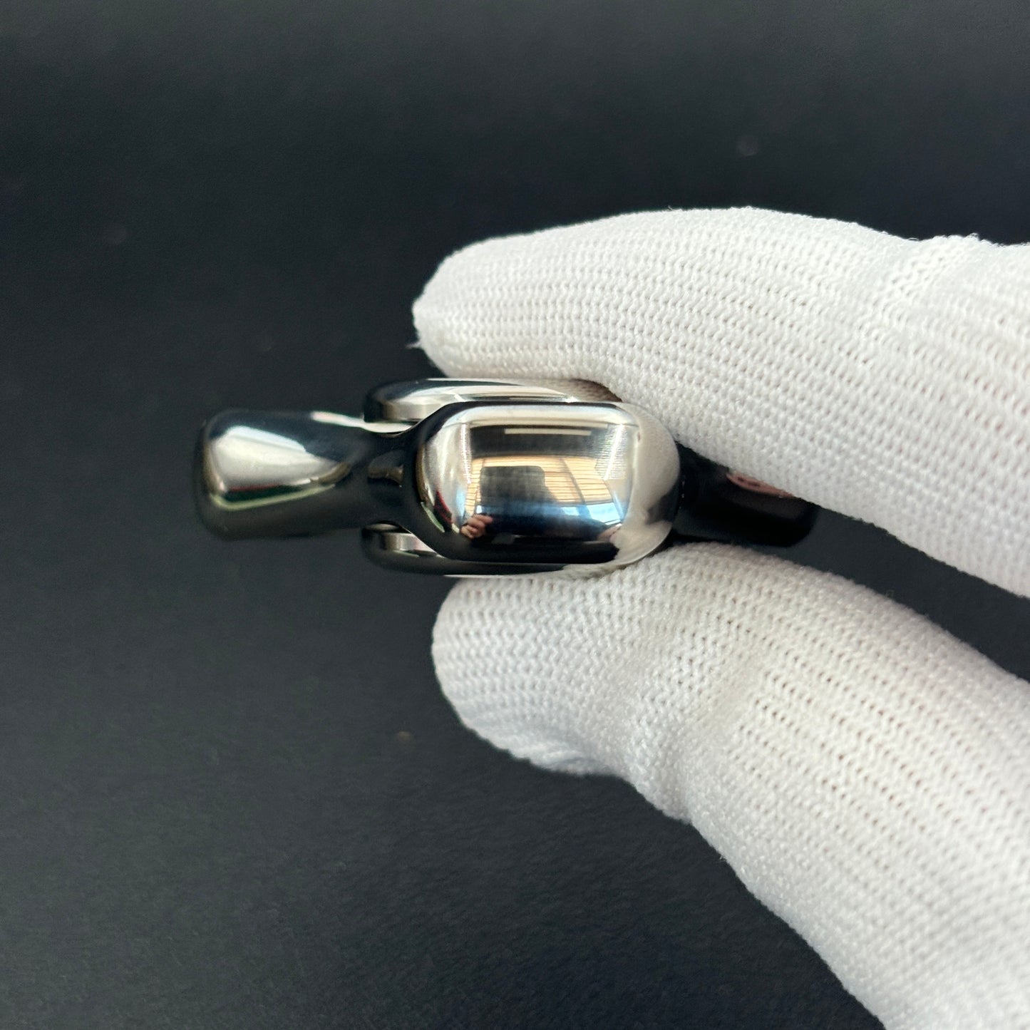 Folding Leaf Mini Titanium Polished