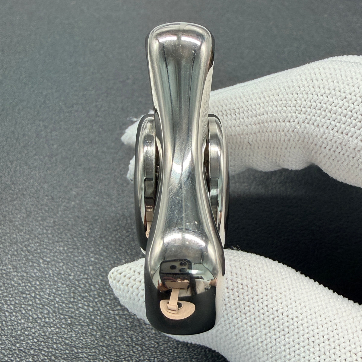 Folding Leaf Mini Titanium Polished