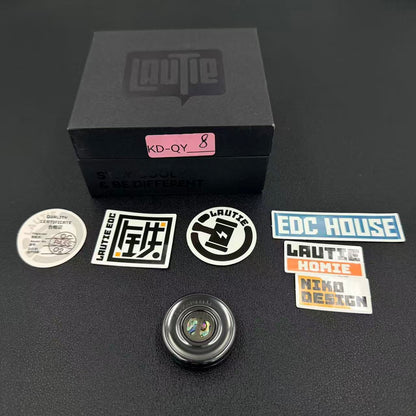 Devil Milk Cap Zirconium Engraved Polished