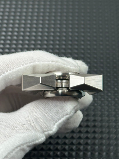 Tri Leaf Crossbone Stainless Steel