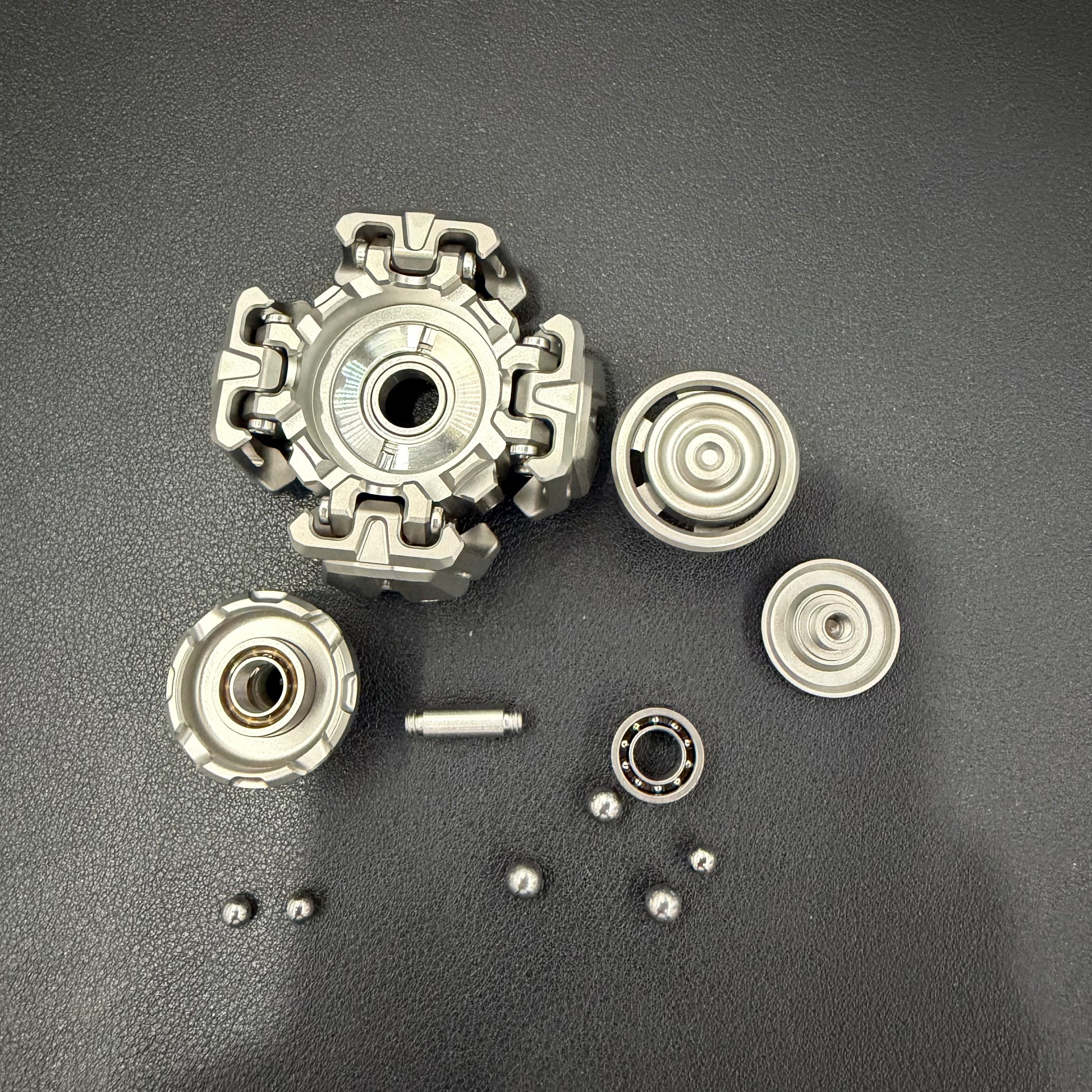 Ancient Iron Shell Opening Titanium Blasted