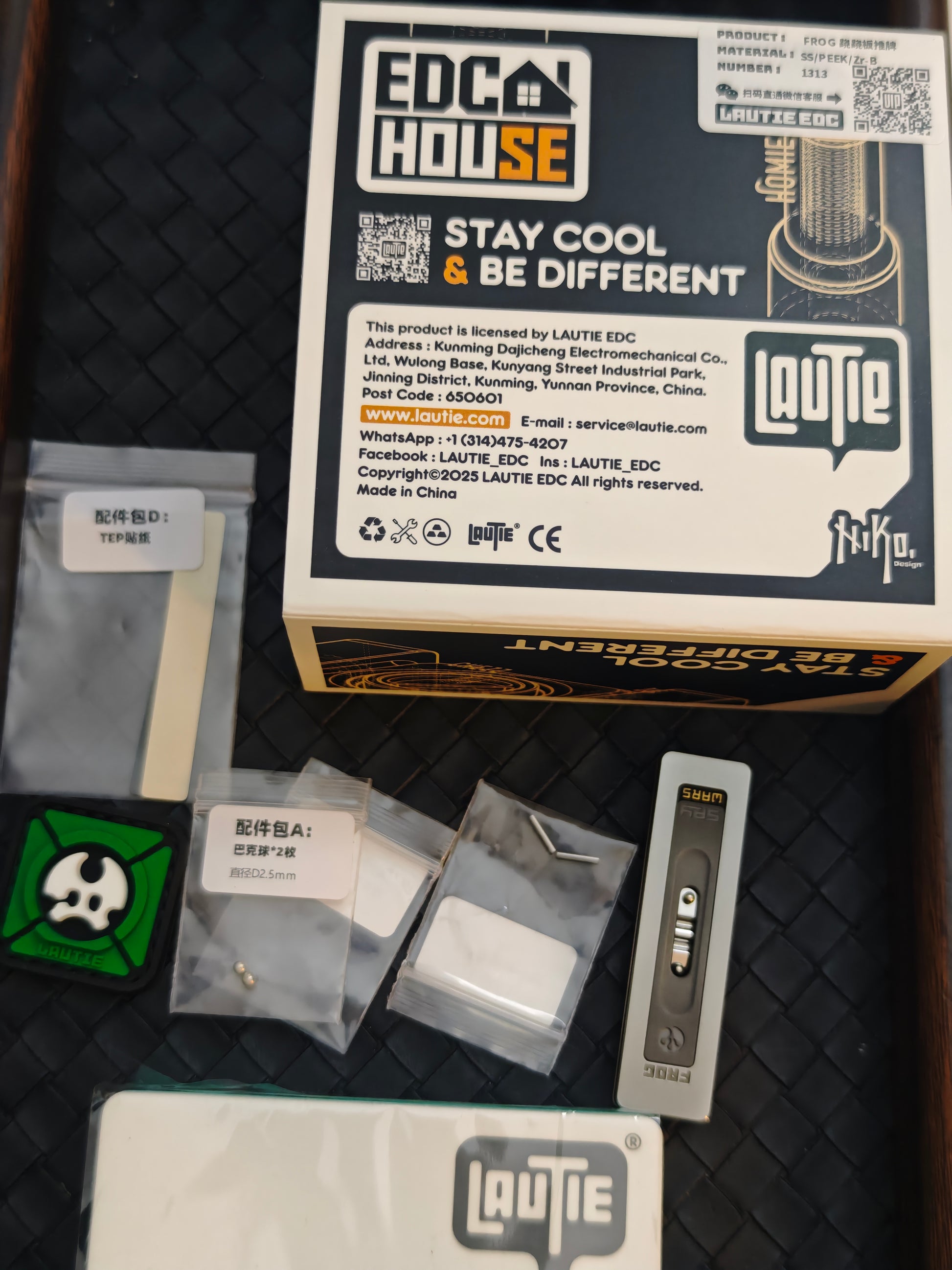 LAUTIE Frog frog Zirconium