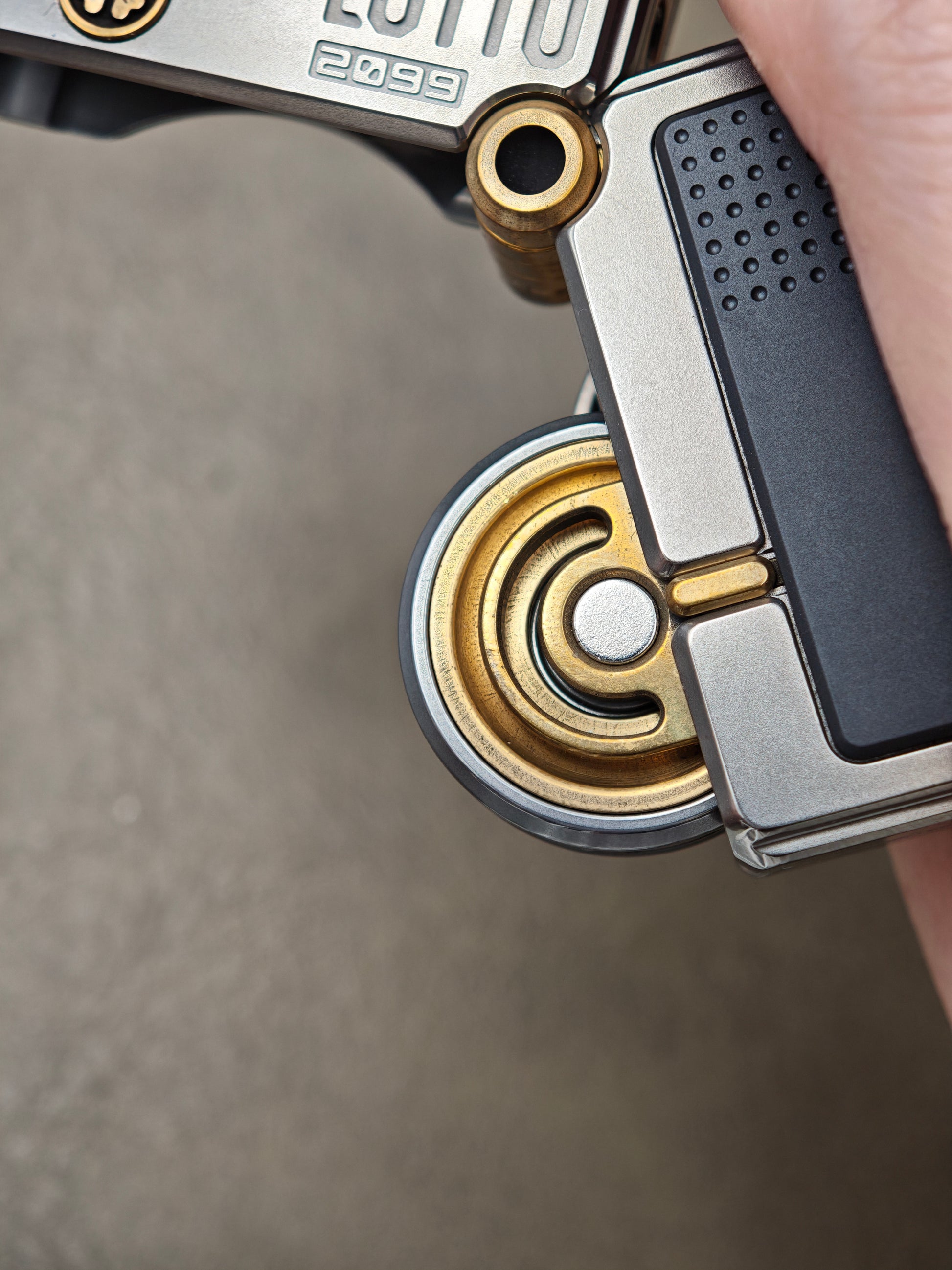LOTTO Brass Titanium Mokume