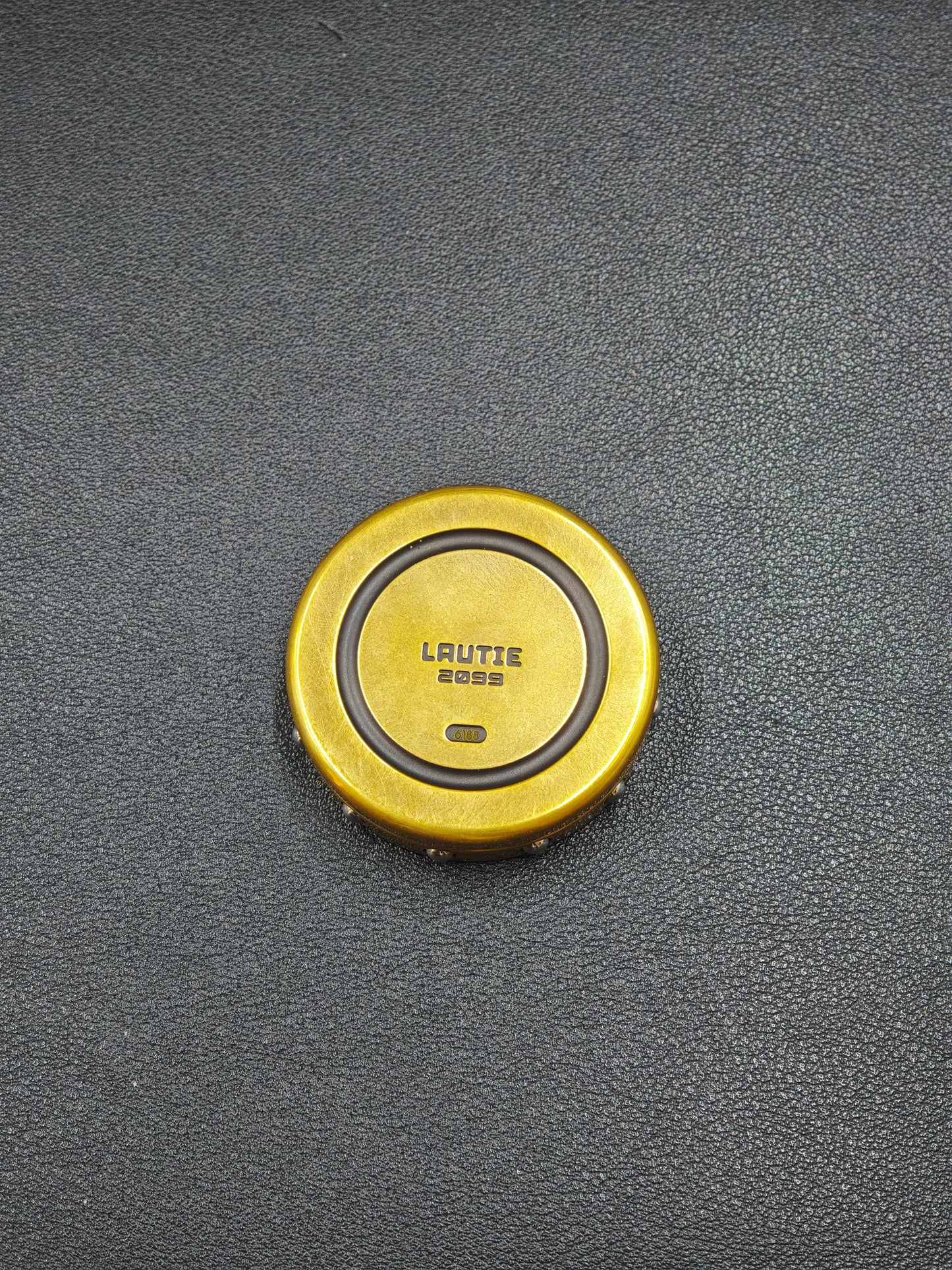 Dealer Button Brass