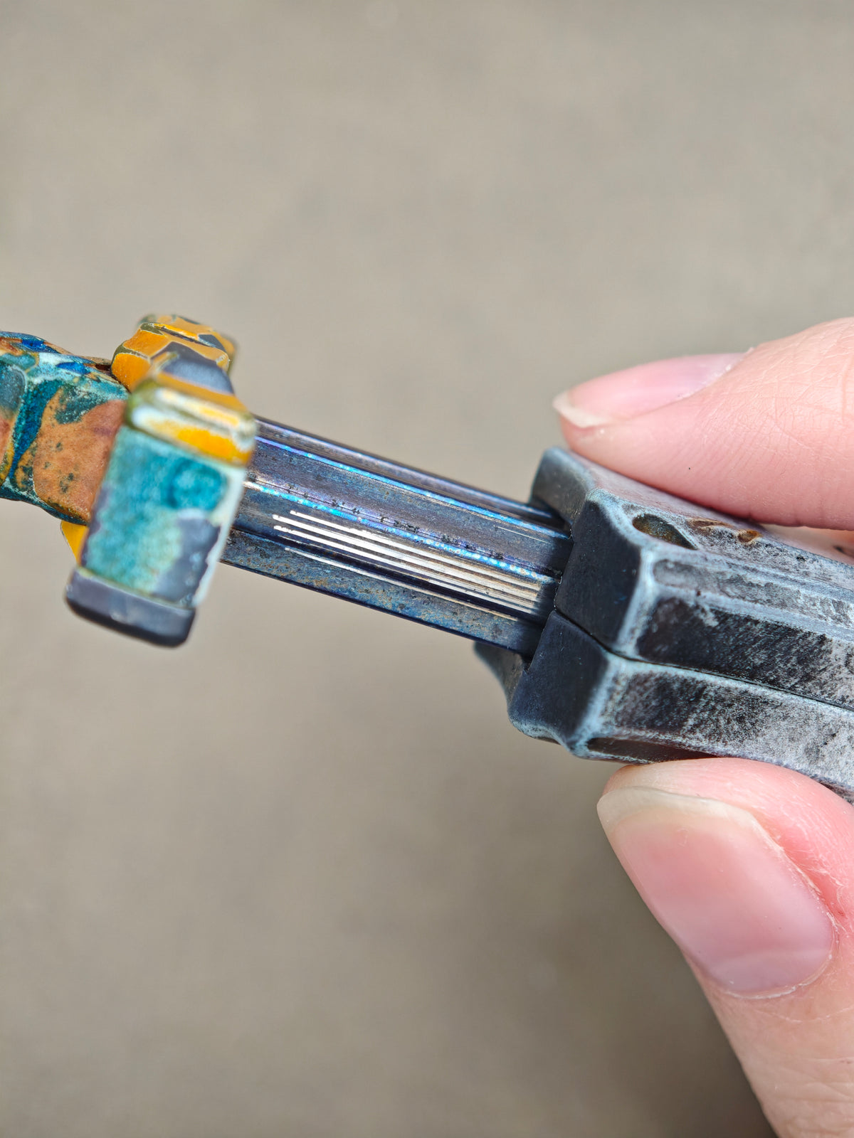 Master Sword Titanium Gold Plated Color-Anodized