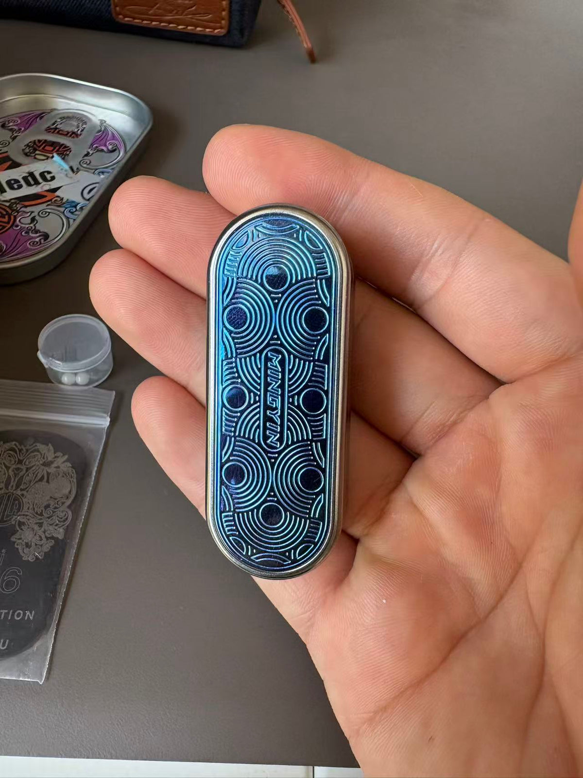 Dorae Titanium Engraved