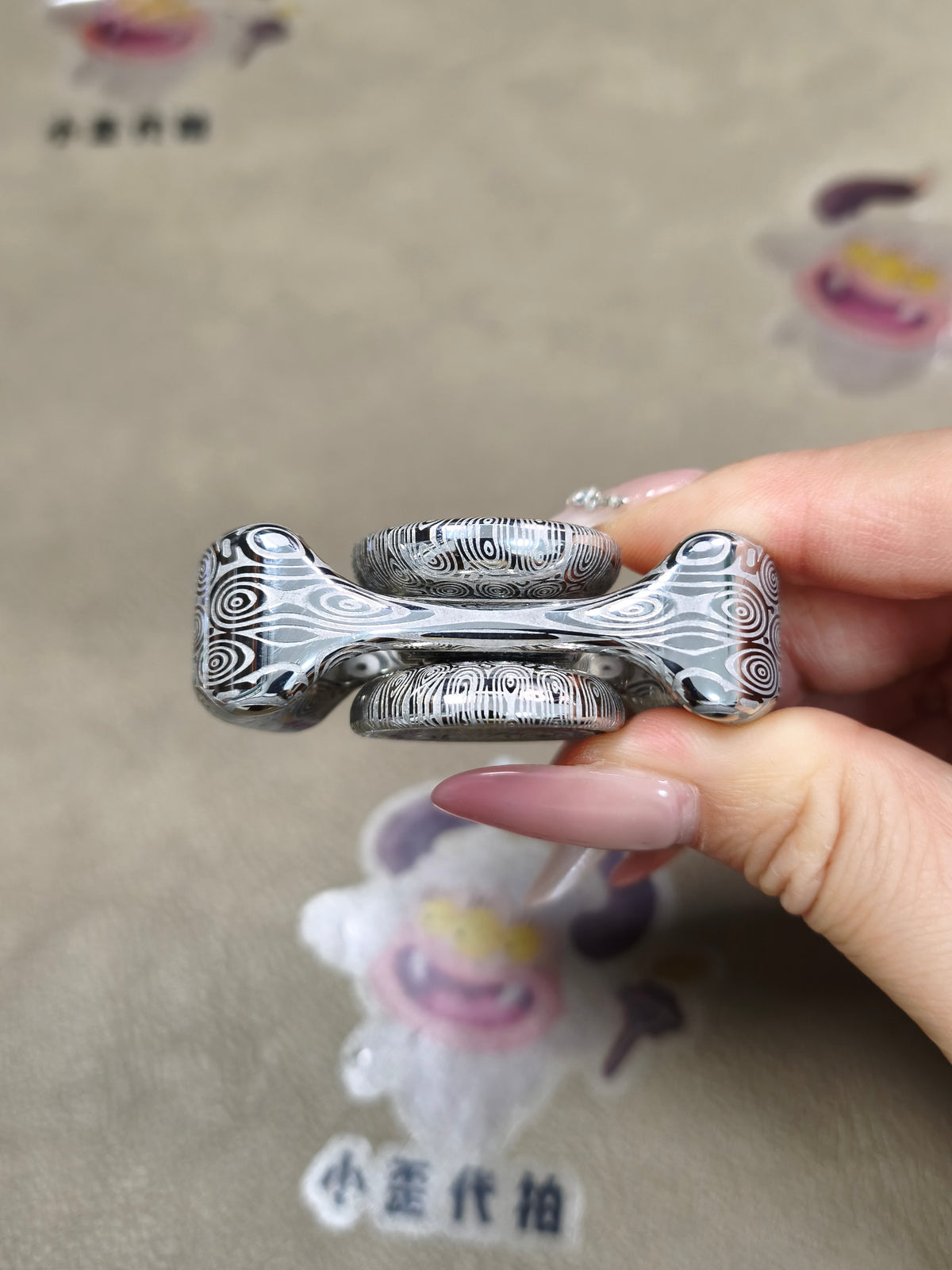Two-Leaf Horizon Mega Damasteel