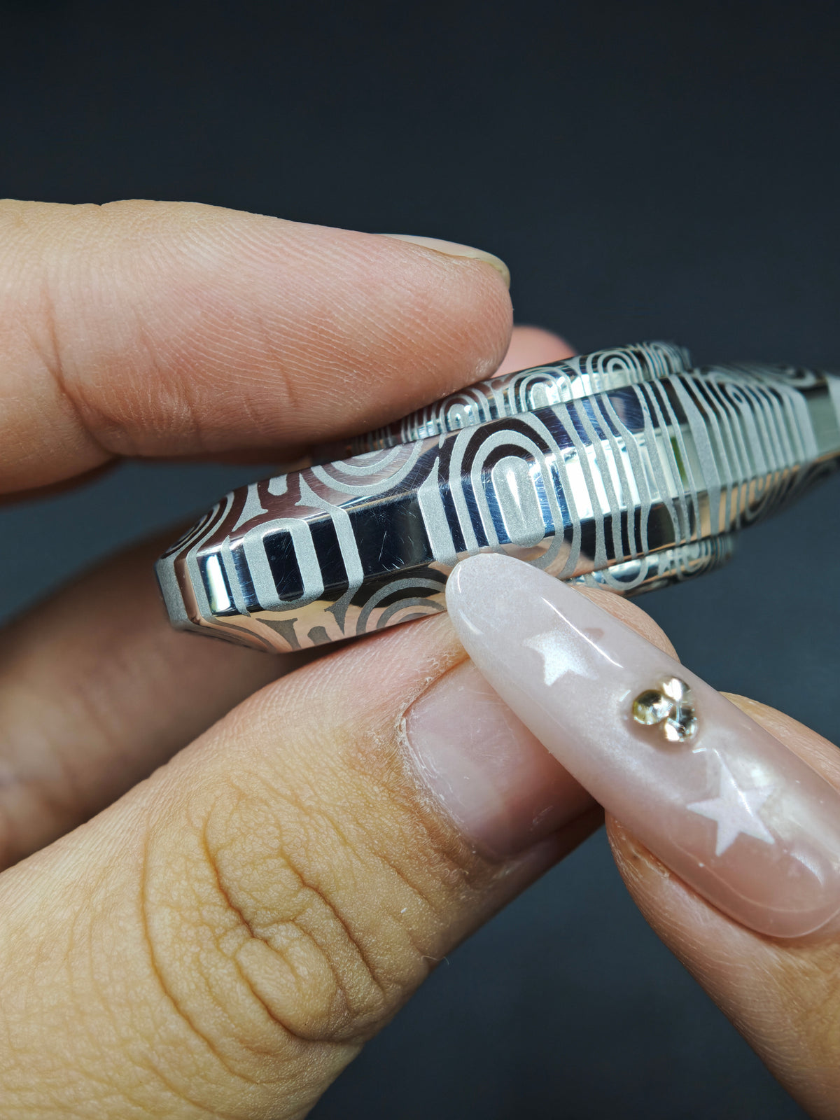 Mirror Eye Damasteel