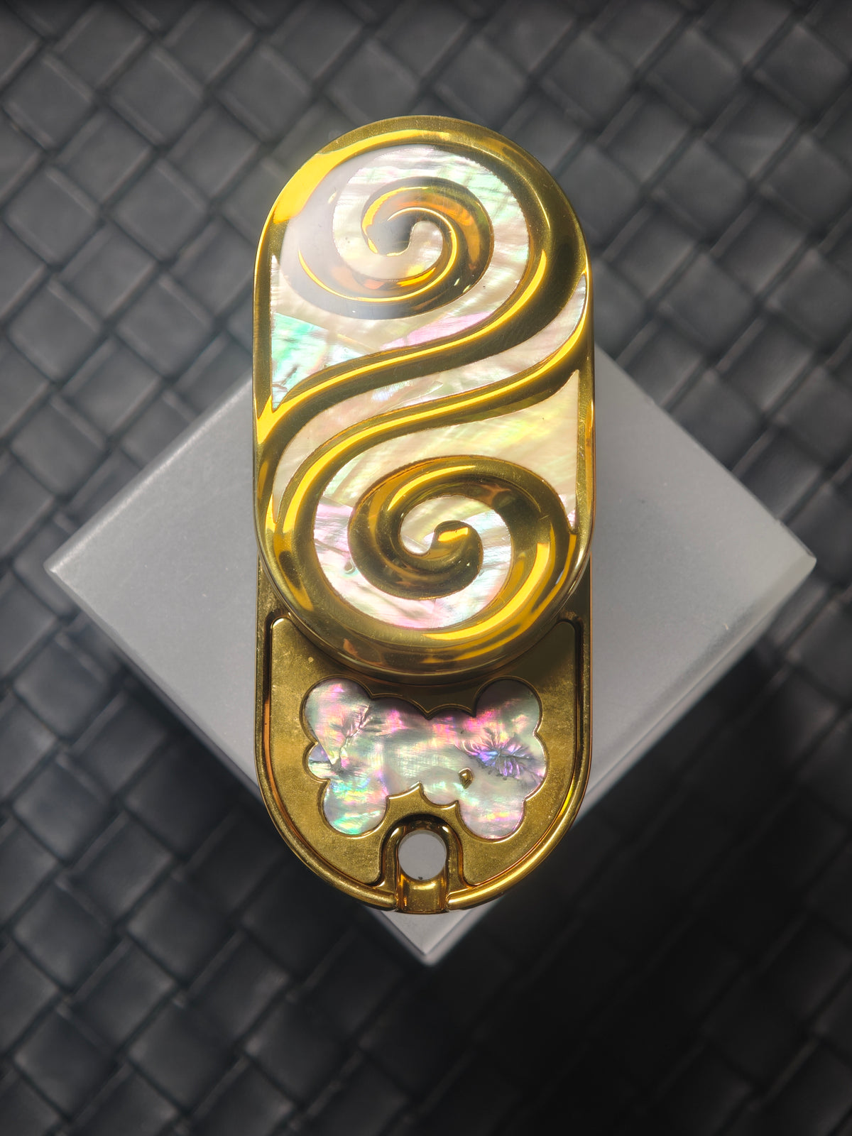 Ripple 2.0 Stainless Steel Gold Plated Engraved
