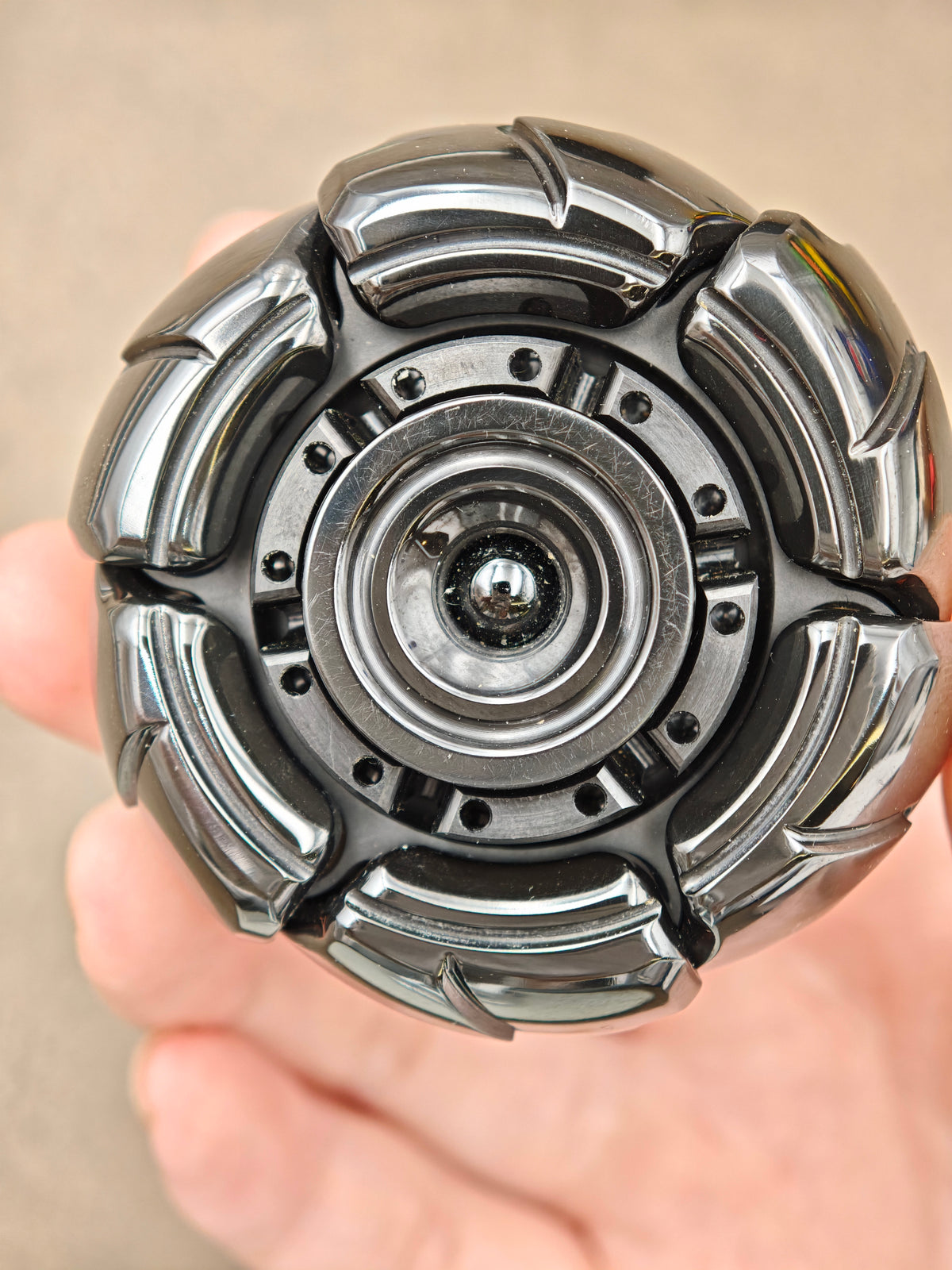Pillbug Shell Opening Zirconium Polished