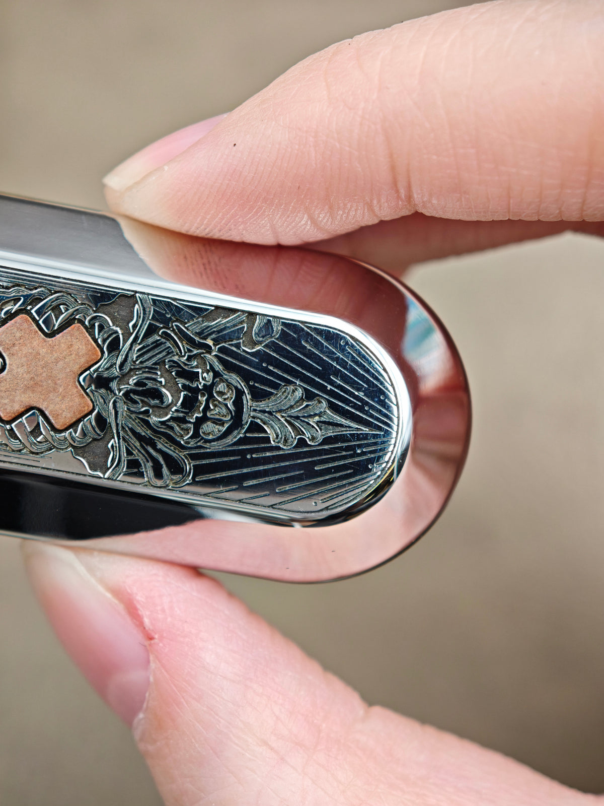 Axis Stainless Steel Engraved