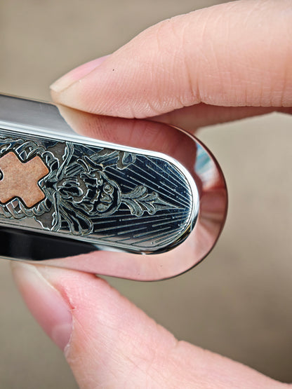 Axis Stainless Steel Engraved