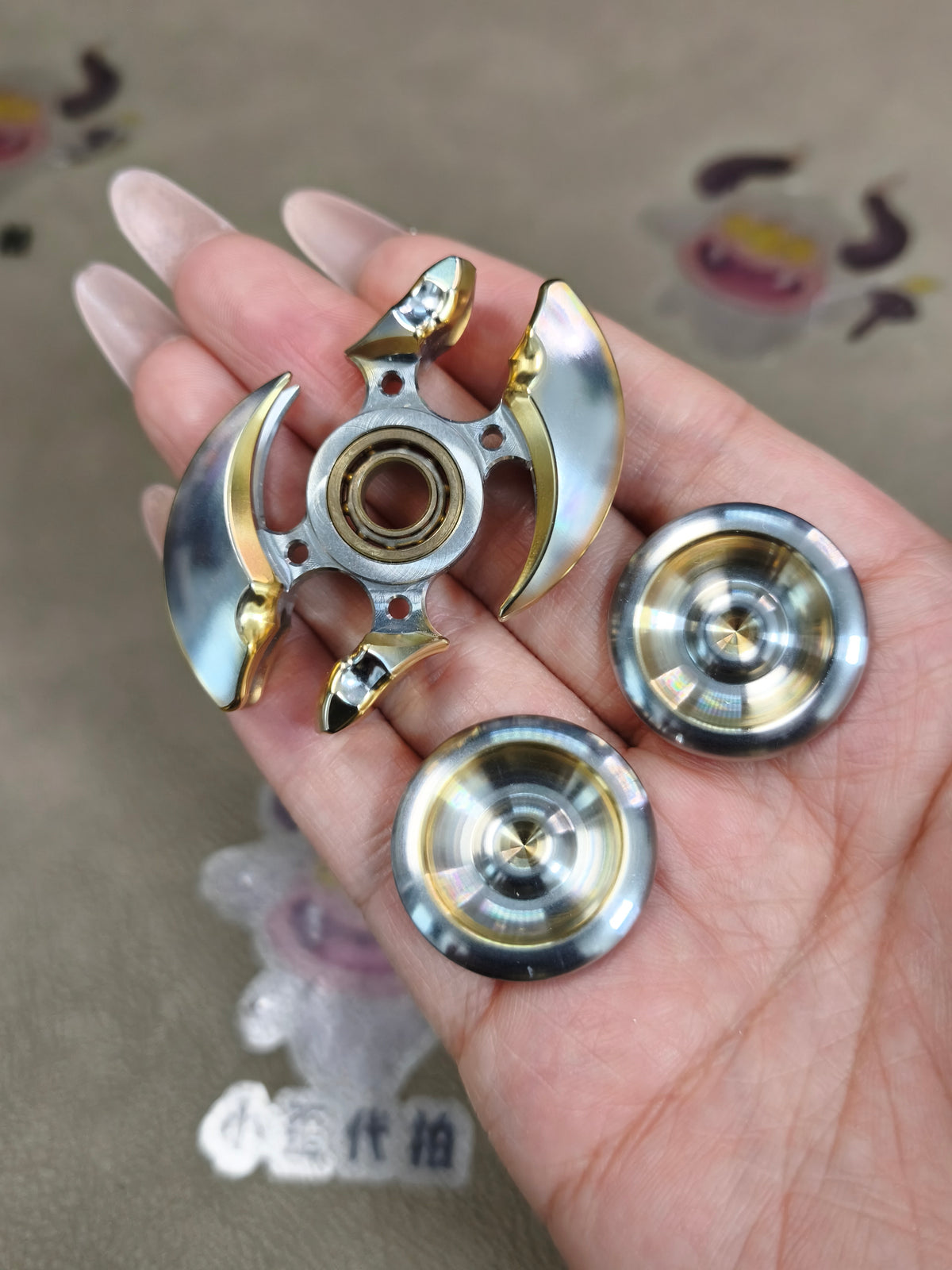 Sabertooth Stainless Steel Gold Plated