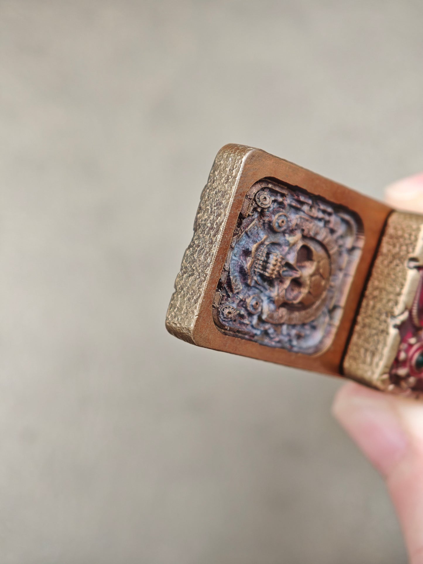 Maya Priest Copper Brass