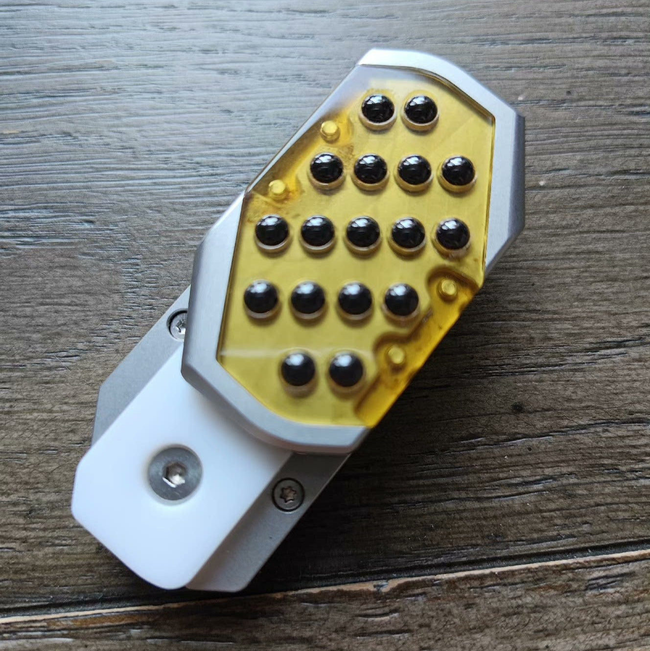 Bubble Fidget Slider Stainless Steel+PEI