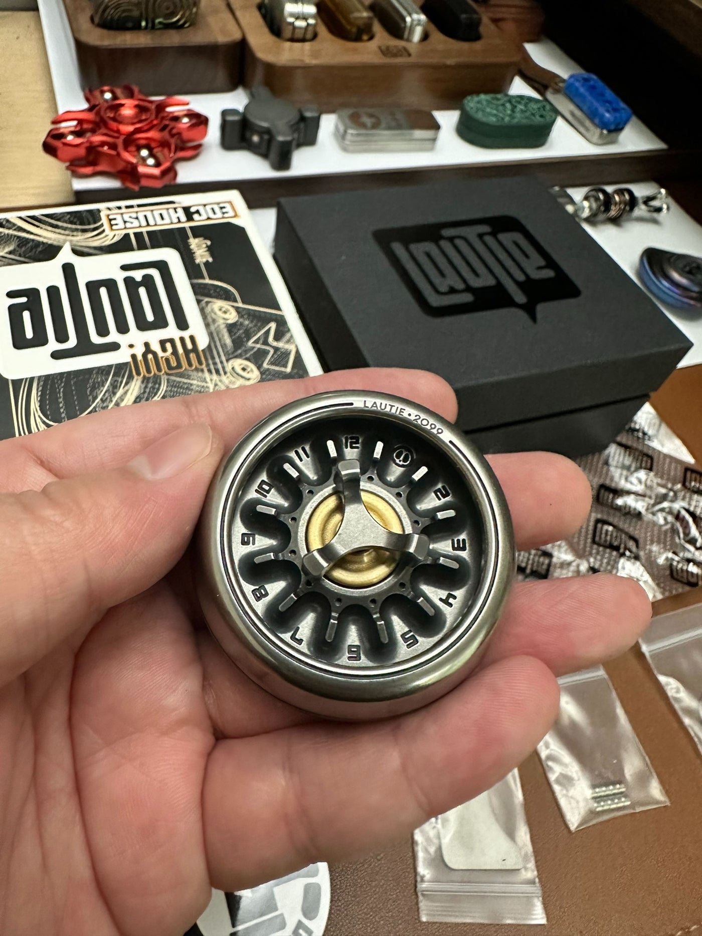 Carnival-Nano Spinner Zirconium+Stainless Steel