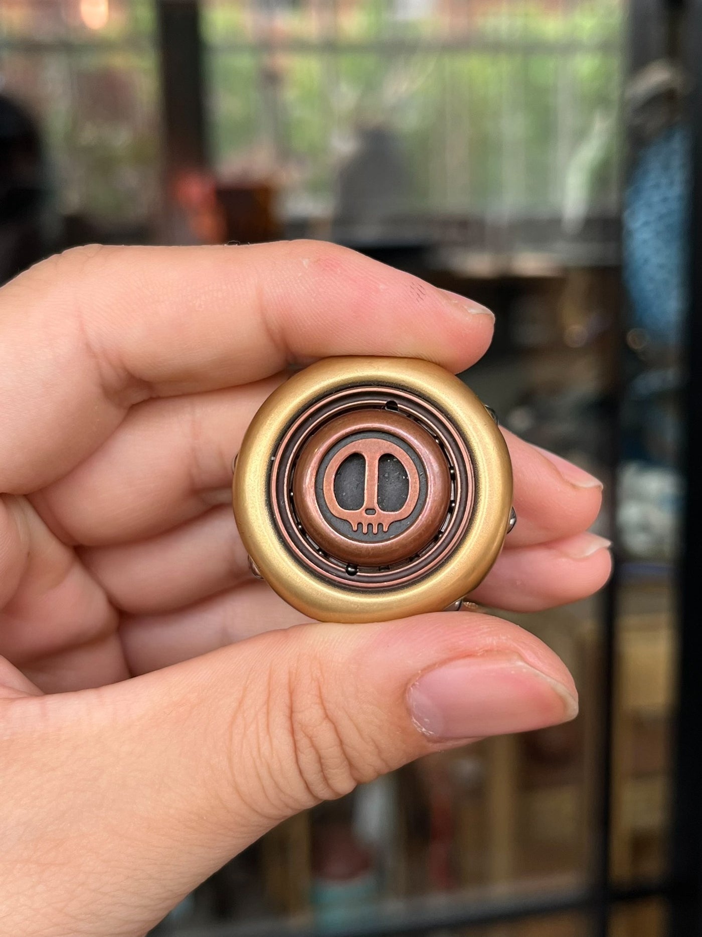 Sam Ring Spinner Brass