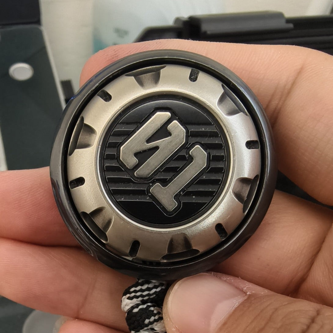 Time Badge Regular Purchase Zirconium + White Copper