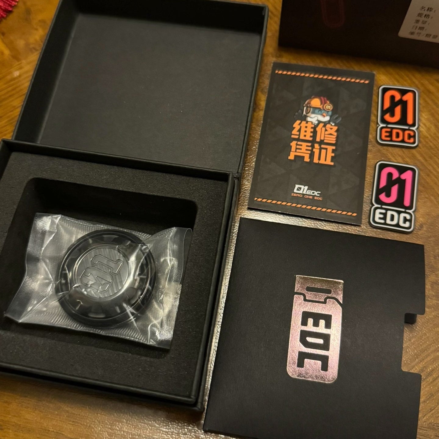 Time Badge Regular Purchase Polished Zirconium