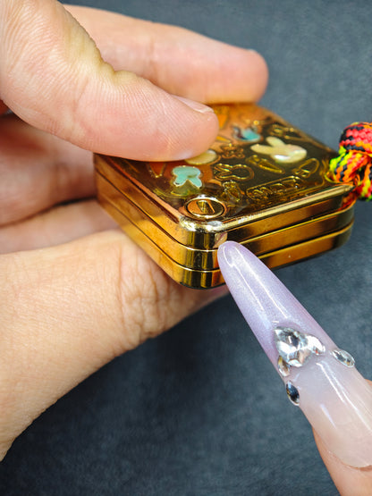 SNAP Zirconium Gold Plated Resin-Sealed