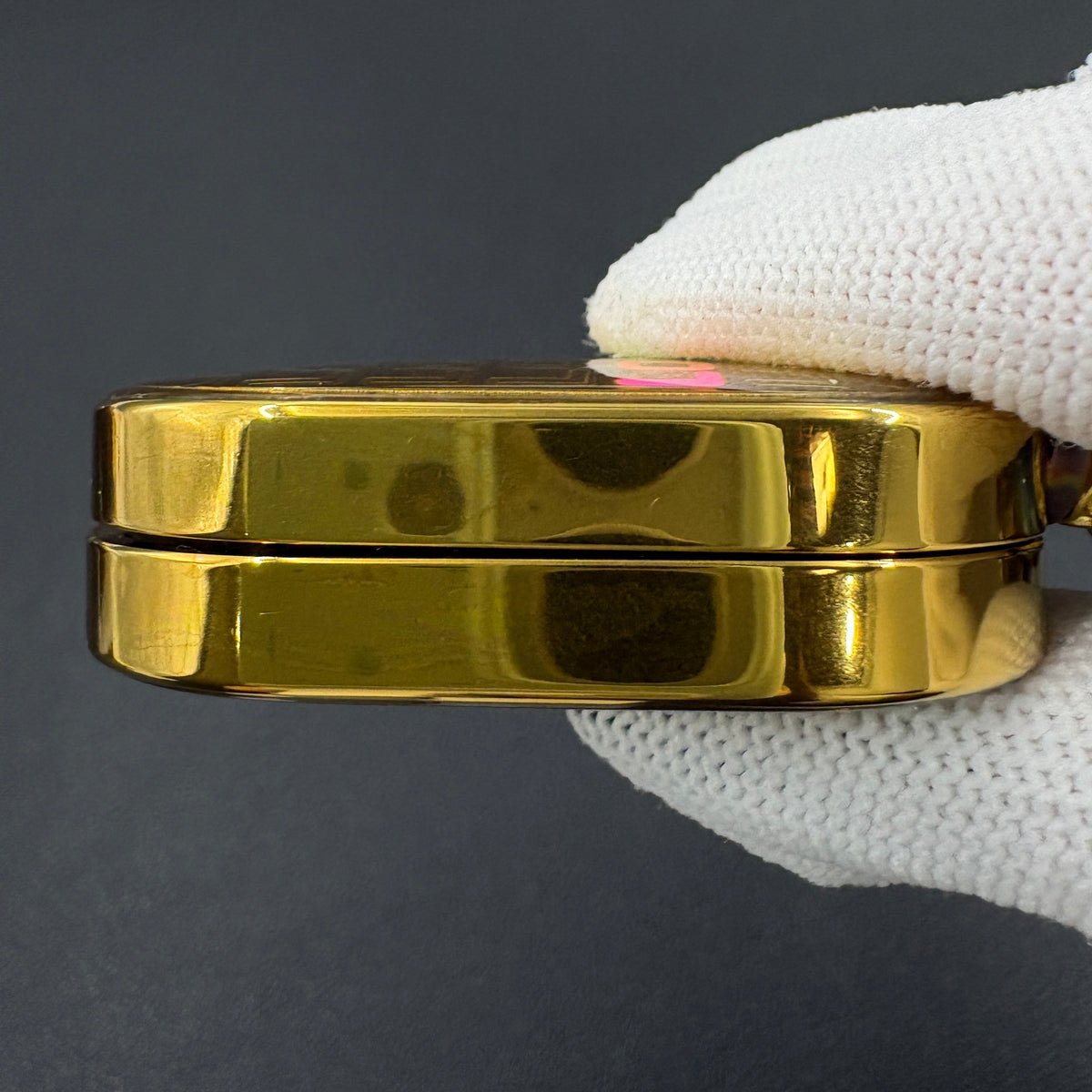 Ling Yun 3.0 Stainless Steel Gold Plated Resin-Sealed