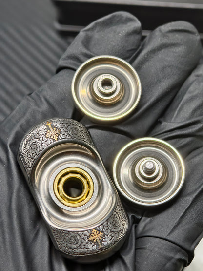 Origin Point Titanium Engraved