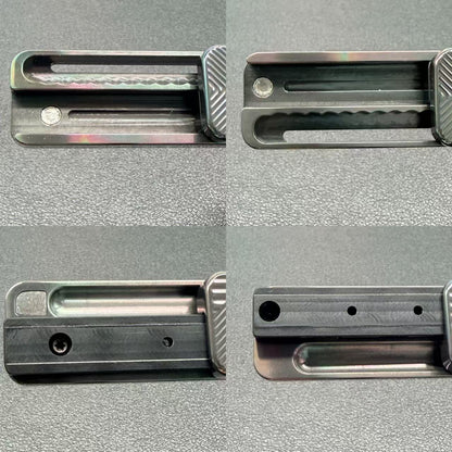 Tita Zirconium Color-Anodized Engraved Polished