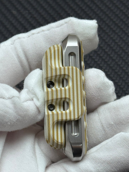 EXOSKELETON G10 Yellow Grey White Bone Core Stainless Steel