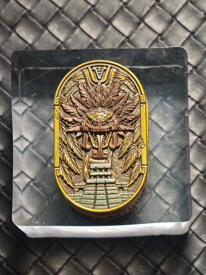 Maya Quetzalcoatl Wave Brass