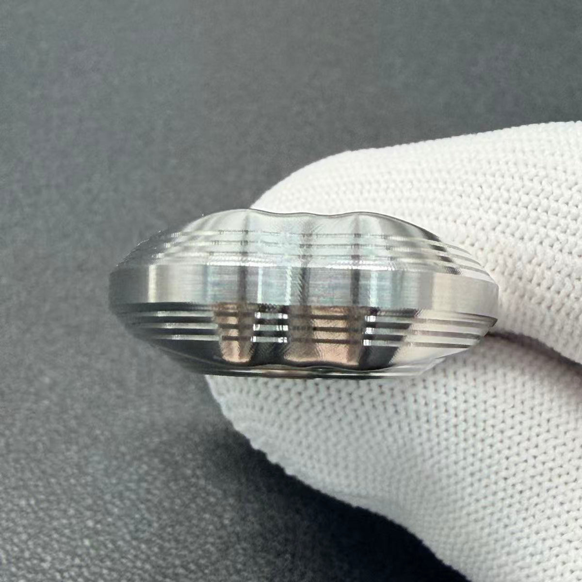 Obsidian Crystalized Stainless Steel Machine Finished Limited 68