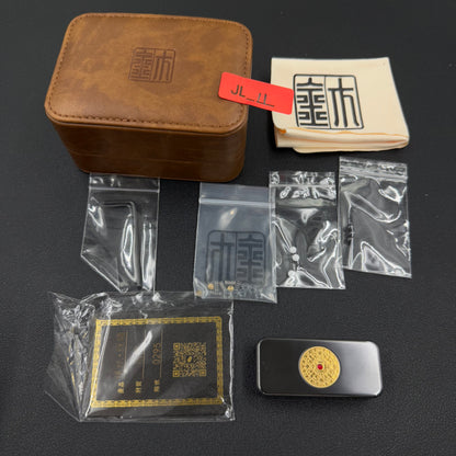 Brocade & Azure Paperweight Zirconium