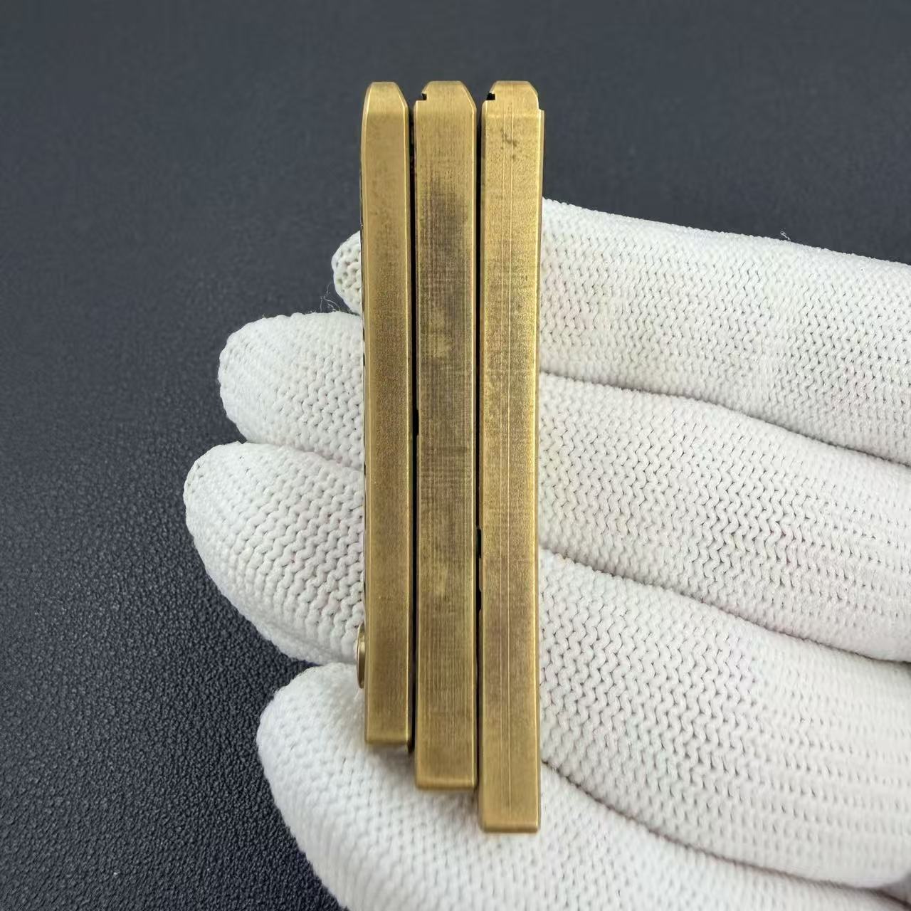 NAYICI Peacock Feather Brass