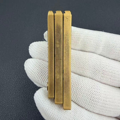 NAYICI Peacock Feather Brass