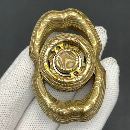 Obsidian Crystalized Mokume