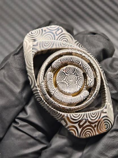 Phantom Dual Leaf Damasteel
