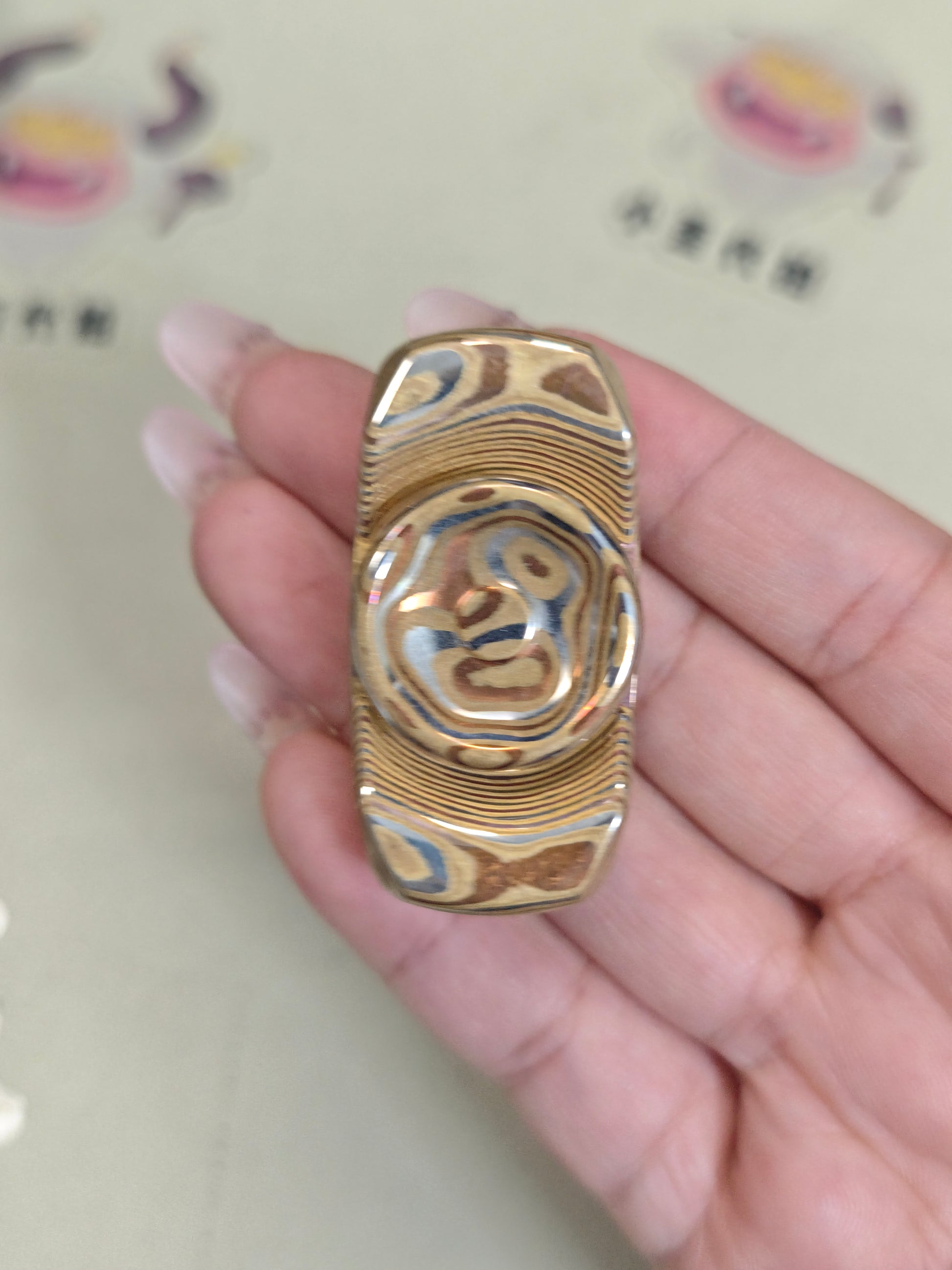 Fat Tiger Mokume Copper